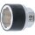 BGS Spiral-Profil-Steckschlüssel-Einsatz / Schraubenausdreher | Antrieb Außensechskant 19 mm | SW 19 mm