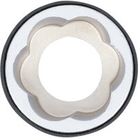 BGS Spiral-Profil-Steckschlüssel-Einsatz / Schraubenausdreher | Antrieb Außensechskant 21 mm | SW 21 mm