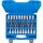 BGS Bit-Einsatz-Satz | Antrieb Innenvierkant 12,5 mm (1/2") | Innensechskant, T-Profil (für Torx), Innenvielzahn (für XZN) mit Kugelkopf | 20-tlg.