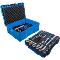 BGS Steckschlüssel- und Hammer-, Zangen-, Schraubendreher-Satz | 6,3 mm (1/4") / 12,5 mm (1/2") | BGS systainer® | 77-tlg.