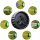 BGS DIY Wasserschlauch | Textil | flexibel | mit Garten-Handbrause mit 7 Funktionen | 7,5 - 22 m