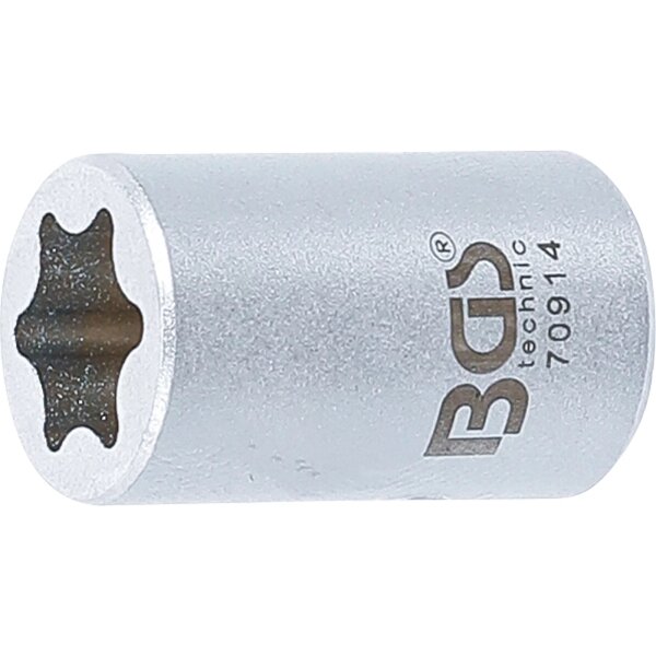BGS Spezial-Steckschlüssel-Einsatz | E-Profil | Antrieb Innenvierkant 6,3 mm (1/4") | SW E12 | für BMW-Fensterheber