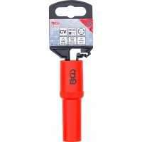 BGS VDE-Steckschlüssel-Einsatz Sechskant | Antrieb Innenvierkant 12,5 mm (1/2") | SW 12 mm
