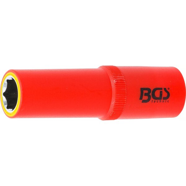 BGS VDE-Steckschlüssel-Einsatz Sechskant | Antrieb Innenvierkant 12,5 mm (1/2") | SW 14 mm