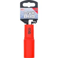 BGS VDE-Steckschlüssel-Einsatz Sechskant | Antrieb Innenvierkant 12,5 mm (1/2") | SW 19 mm