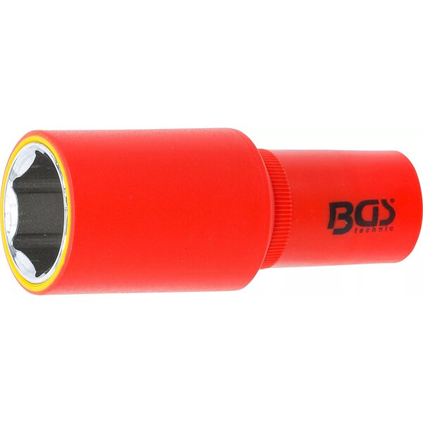 BGS VDE-Steckschlüssel-Einsatz Sechskant | Antrieb Innenvierkant 12,5 mm (1/2") | SW 24 mm