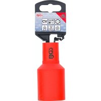 BGS VDE-Steckschlüssel-Einsatz Sechskant | Antrieb Innenvierkant 12,5 mm (1/2") | SW 30 mm