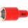 BGS VDE-Steckschlüssel-Einsatz Sechskant | Antrieb Innenvierkant 12,5 mm (1/2") | SW 32 mm