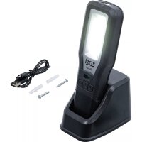 BGS COB-LED Arbeits-Leuchte | klappbar | mit Ladestation