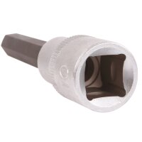 BGS Bit-Einsatz | Länge 100mm | Antrieb Innenvierkant 12,5 mm (1/2") | Innensechskant 10 mm