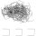 BGS Reparaturklammern-Satz | flach | 0,8 mm | 100-tlg.