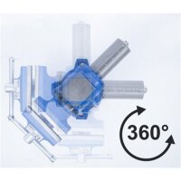BGS Parallel-Schraubstock | 100 mm Spannbacken | 360° drehbar