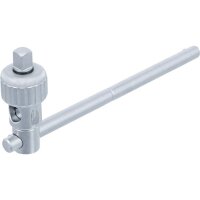 BGS Steckschlüssel-Adapter mit Ratschenfunktion | mit Gleitgriff | Abtrieb 12,5 mm (1/2")