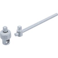 BGS Steckschlüssel-Adapter mit Ratschenfunktion | mit Gleitgriff | Abtrieb 12,5 mm (1/2")