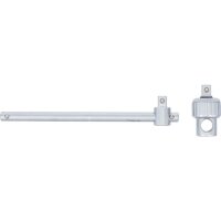 BGS Steckschlüssel-Adapter mit Ratschenfunktion | mit Gleitgriff | Abtrieb 12,5 mm (1/2")