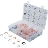 BGS Dichtring-Sortiment | Kupfer, Aluminium, Nylon |...