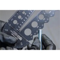 BGS Schrauben- und Gewindeschablone | metrisch | M3 - M20, 0,5 - 13,00 mm