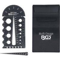 BGS Schrauben- und Gewindeschablone | metrisch | M3 - M20, 0,5 - 13,00 mm