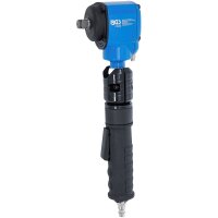 BGS Druckluft-Schlagschrauber | abgewinkelt & Kraft-Steckschlüssel-Satz | 12,5 mm (1/2") | 650 Nm | 10-tlg.