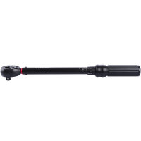 TECPO Drehmomentschlüssel Set 3/8" 5-50 Nm CR-V 72 Zähne Länge 375 mm + Nüsse