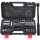 TECPO Drehmomentschlüssel Set 3/8" 5-50 Nm CR-V 72 Zähne Länge 375 mm + Nüsse