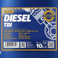 MANNOL Diesel TDI 5W-30 Motoröl, 10 Liter