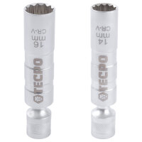 TECPO Drehmomentschlüssel-Set 32-tlg. 1/4" 3/8" 1/2" mit Bits, Stecknüssen und Zubehör für 5–200 Nm