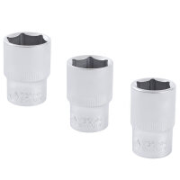 TECPO Drehmomentschlüssel-Set 32-tlg. 1/4" 3/8" 1/2" mit Bits, Stecknüssen und Zubehör für 5–200 Nm