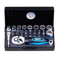 BGS Steckschlüssel-Satz | Antrieb 6,3 mm (1/4")...