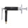 TECPO Druckluft Bremskolbenrücksteller Set 8-tlg. | Universal Bremskolben Werkzeug | verstellbare Adapter 2-Pin 3-Pin 4-Pin | 3/8"