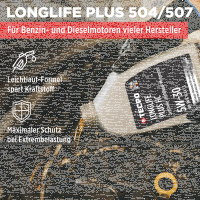 1L TECPO 5W-30 LONGLIFE PLUS MOTORÖL für VW 504.00 507.00 MB 229.31 229.51 BMW LL-04 C30