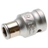 BGS Adapter mit Haltekugel, 10 (3/8), für 6,3 (1/4)...