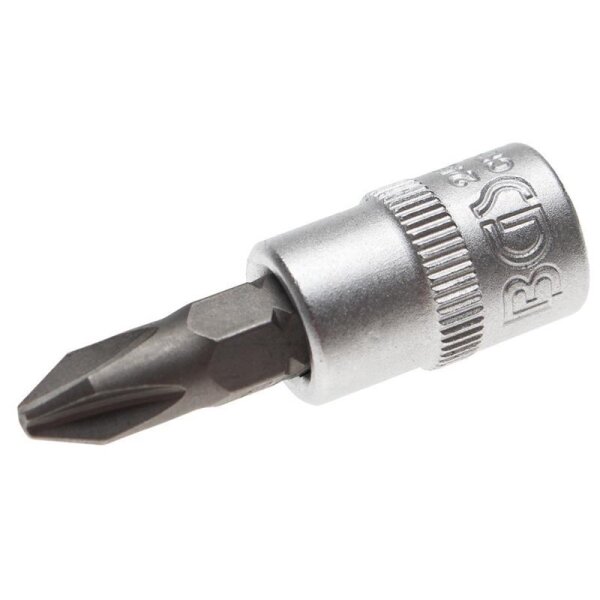 BGS Bit-Einsatz | Antrieb Innenvierkant 6,3 mm (1/4") | Kreuzschlitz PH2