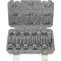 TECPO 3x Kraft-Bit-Einsatz-Satz für Torx, Sechskant, Vielzahn Schrauben