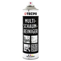 TECPO Multi-Schaumreiniger, 8x 500 ml Aktivschaum für Polster, Scheiben, Kunststoff und Metall Ultra Clean
