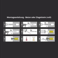 12x TECPO Injektionsmörtel SF 300 Verbundmörtel Montagemörtel 300ml