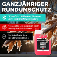 TECPO Kühlerfrostschutz Kühlmittel AG13+ rosa (-40 C°) Antifreeze 5L