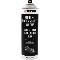 3x TECPO Unterbodenschutz Wachs schwarz, 500 ml