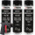 3x TECPO Unterbodenschutz Wachs schwarz, 500 ml + Sprühpistole
