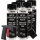 6x TECPO Unterbodenschutz Wachs schwarz, 500 ml + Sprühpistole