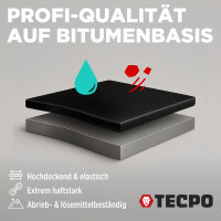 24x TECPO Unterbodenschutz Bitumen schwarz, 500 ml