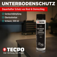 36x TECPO Unterbodenschutz überlackierbar schwarz,...
