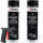 2x TECPO Unterbodenschutz überlackierbar schwarz, 500 ml + Pistolengriff