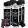 6x TECPO Unterbodenschutz überlackierbar schwarz, 500 ml + Pistolengriff