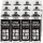 12x TECPO 1K Farbspray Anthrazit Teppich / Fußmatten, 400 ml