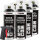 6x TECPO 1K Farbspray Schwarz Teppich / Fußmatten, 400 ml + Sprühpistole