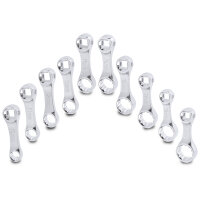 TECPO Drehmomentadapter-Set mit 12-Kant Ringschlüssel-Adapter 3/8" 10-tlg.