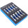 TECPO Drehmomentadapter-Set mit 12-Kant Ringschlüssel-Adapter 3/8" 10-tlg.