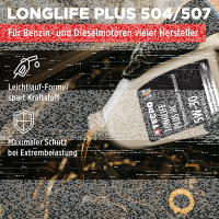 4L TECPO 5W-30 LONGLIFE PLUS MOTORÖL für VW 504.00 507.00 MB 229.31 229.51 BMW LL-04 C30