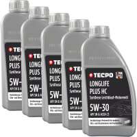 5L TECPO 5W-30 LONGLIFE PLUS MOTORÖL für VW...